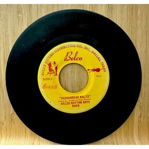 SHENANDOAH WALTZ / DREAM STREET Belco Rhythm Boys Band 45 RPM 7" Record Jukebox